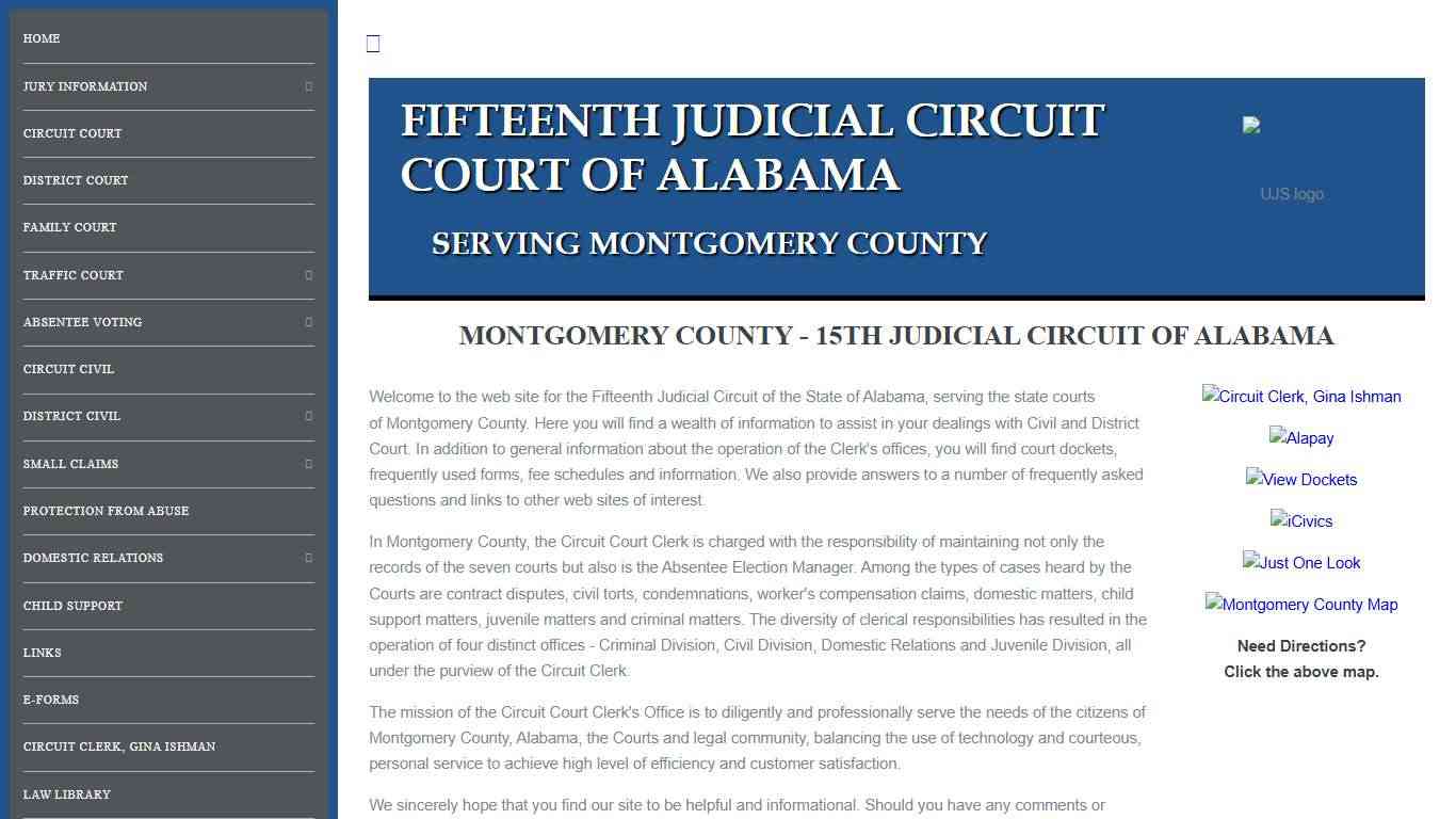 Montgomery County - Fifteenth Circuit Court of Alabama